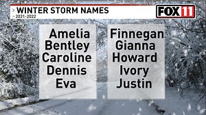 Pete reveals the 2021-22 winter storm names