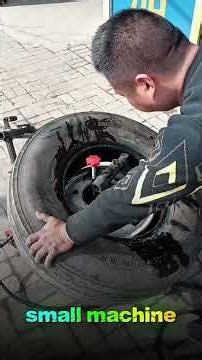 a small tire machine.