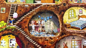 HUADADA Puzzles for Adults 1000 Pieces Teashop Puzzles 1000 Pieces,Impossible Puzzle, Family Decoration Puzzle Gift
