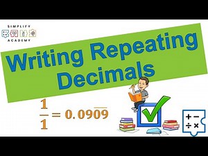 How To Write Decimals that NEVER END!?!?!?