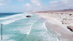 Boavista island cape verde. Isla boa vista cabo verde