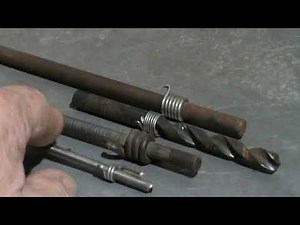 How to make spring wire catch for mandrell spring making DIY