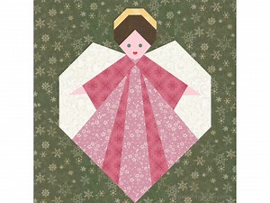 Guardian Angel Paper Pieced Quilt Block Pattern, PDF Download, 6 & 12 Inch Blocks, Resizable, Foundation Piecing FPP - Etsy