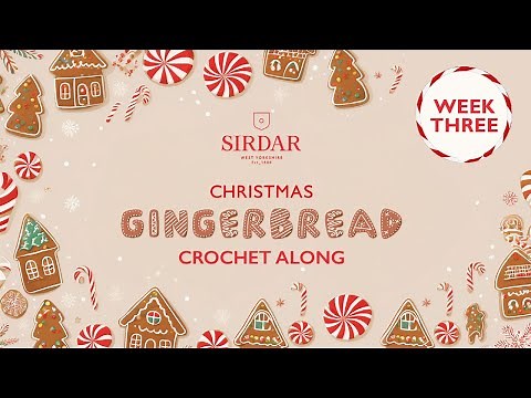 Sirdar Gingerbread Crochet Along: Week 3 - Candy Canes And Peppermint Swirls