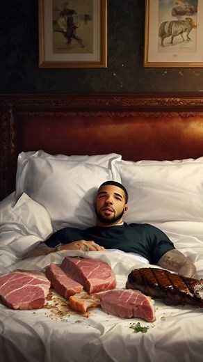 #drake #drakefans #twitter #popculture #popculturenews #foryou ai generated video Drake's meat