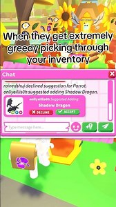 Using my backpack as shopping spree #trademe #adoptme #adoptmeroblox #adoptmepets #adoptmetrading