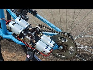 homemade electric cycle using 775 motor