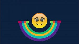 Download Rainbow emoji animation for free