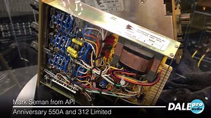 Mark Seman from API Audio shows us two limited edition 500 series modules released to celebrate the company's 50th anniversary. | Dale Pro Audio | Facebook