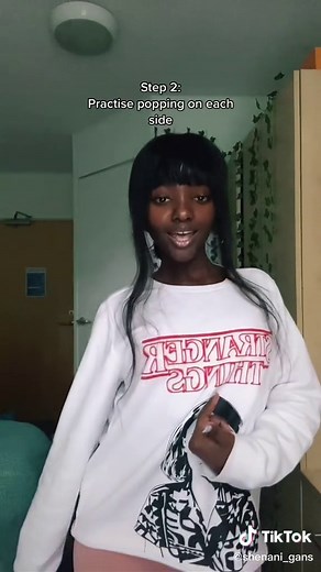 Why does Elle look like I’m disturbing her?😂 #chestrolls #30daychallenge #30dancemoves