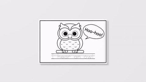 My First Animal Sounds Booklet Printable | Preschool Coloring & Tracing Worksheets | Toddler Literacy Activity | Kindergarten Phonics Center