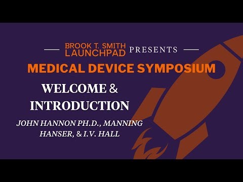 Medical Device Symposium - Welcome and Introduction