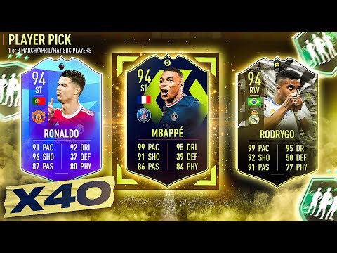 FIFA 22 40 x Guaranteed Year in Review Player Pick Packs!