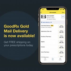 Everyone should have convenient and affordable options for getting their medications. That's why we're introducing GoodRx Gold with free prescription mail delivery. Here's what you need to know: https://bit.ly/3g9jpJY | GoodRx | Facebook