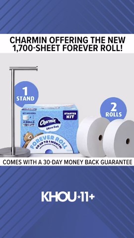 Want a roll of toilet paper that may last you all month? Charmin's got you covered