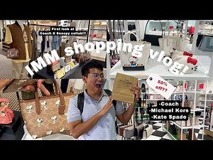 Check out the Coach X Snoopy collection with me! | IMM Singapore shopping vlog 2025