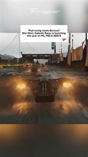 Star Wars pod racing meets Burnout?! Star Wars: Galactic Racer is releasing this year on PC, PS5 & Xbox Series S/X #starwars #gaming #racinggame