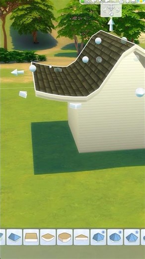 Roofing Basics | Sims 4 | No CC | Tutorial #sims4 #shortswithcamilla