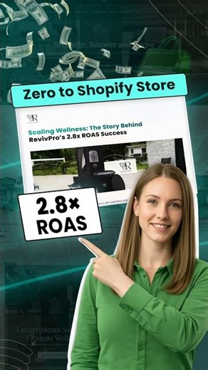 Built a Shopify Store from Scratch — Here's How RevivPro Hit 2.8× ROAS| Mastroke Case Study