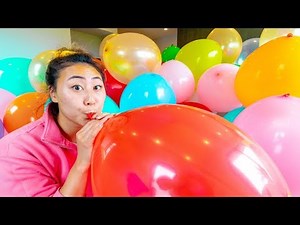 I FILLED MY BOYFRIEND'S ROOM WITH BALLOONS!! (DON'T TELL HIM)