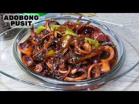 The best ADOBONG PUSIT recipe. Grabe ang sarap pala pag ganitong luto!