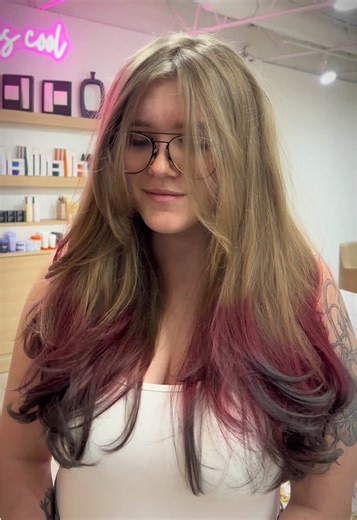 Stunning Dip Dye Long Hairstyles by Orlando Hairstylist