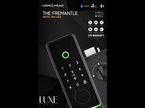 LION HEAD LOCKS FREMANTLE DIGITAL RIM LOCK UNBOXING