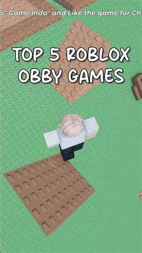 TOP 5 ROBLOX OBBY GAMES #viral #roblox