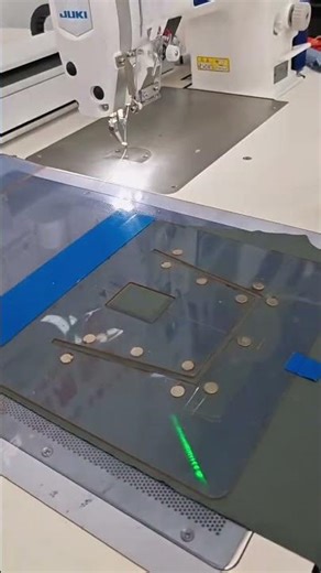 Precision stitching leather using industrial sewing machine guide #popular #machine #machinery