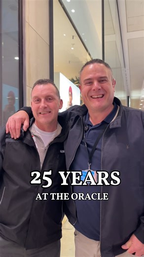 2025 was the 25th year since officially opening in 2000, so we took a walk down memory lane with Ivan and Lee, 2 team members who were here from the beginning ❤️ #TheOracle #ReadingHistory #25YearsAtTheOracle | The Oracle