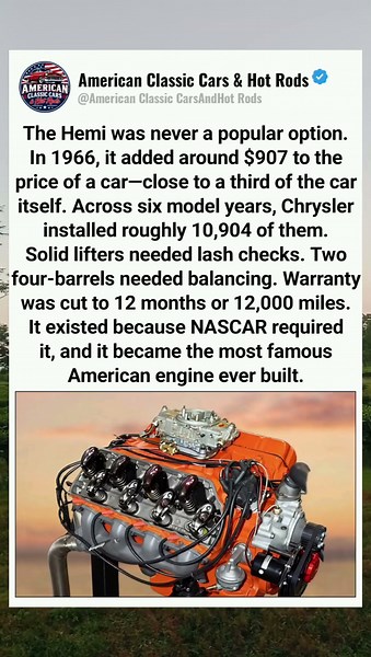 426 Hemi: The Engine Nobody Bought But Everyone Remembers