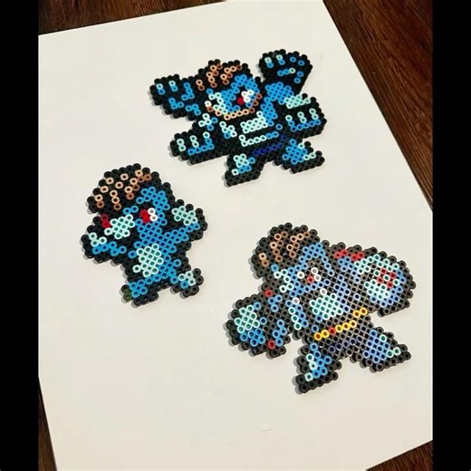 Machop Evolution | Pokemon Inspired Perler Art #pixelart #art