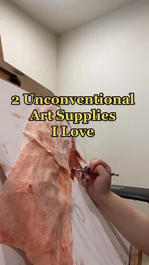 Unconventional Art Supplies - What’s your fave? . . . . #artsupplies #artist #makingart #weirdarts #unconventional #fypシ