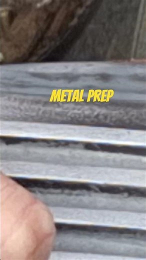 Using a Guide Coat of Paint to find defects in Metal Surface.