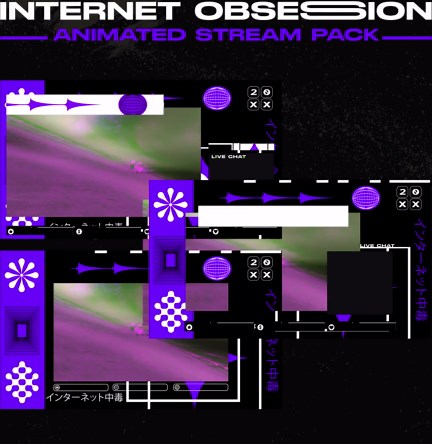 Y2K Animated Stream Overlay Pack – Retro Internet for Twitch (digital Download) - Etsy