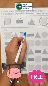 This puzzle is such a fun challenge because it works both self-regulation and visual-motor skills at the same time. 📝 Print the puzzle and grab a pencil. 👀 Check the code at the top. Your job is to draw shapes around other shapes — like drawing a circle around every square. ✋ This takes real self-control. Your brain wants to match shapes, but this activity flips that instinct. Students have to pause, think, and follow the rule carefully. ⚡ Add a timer and the pressure ramps up fast. Make it a 