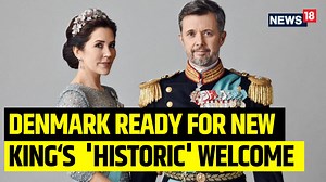 Denmark set for 'historic' welcome of New King Frederik and Queen Mary after shocking abdication #Denmark #CrownPrince #CrownPrinceFrederik #Copenhagen #Christiansborg #Palace #Europe #Monarchy #QueenMargretheII #Danes #News #World #RoyalCouple | News18