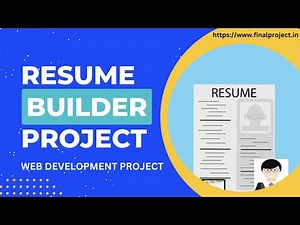 Resume Builder || Web Development Final Year Project #webdevelopment #resumebuilder