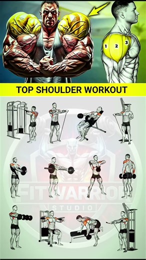 9 Shoulder Exercises for Bigger & Stronger Shoulders | Complete Shoulder Workout Guide