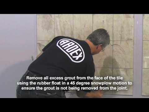 ARDEX FG-C™ ​MICROTEC® Unsanded Grout​​​​​​​​​​​​​​​ - Demonstration