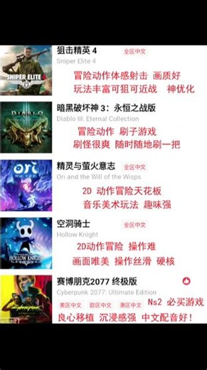 switch 游戏推荐第二期 #ps4 #冷门宝藏游戏 #steam指南 #steam介绍 #steam游戏指南 兄弟们第二期来啦