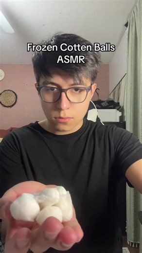 ASMR Frozen Cotton Balls Sounds