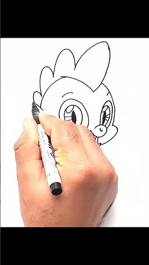 Drawing Spike - My Little Pony #mlp #mylittlepony #mlpequestragirls #mlpg5 #mlpnouvellegénération