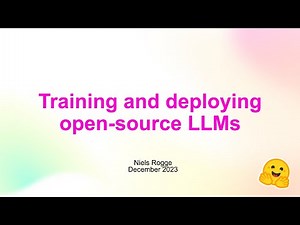 Training and deploying open-source large language models