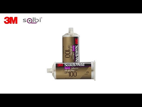 3M™ SCOTCH-WELD™ EPOXY STRUCTURAL GLASS ADHESIVE DP100 PLUS - FLEXIBLE AND PERMANENT BONDS
