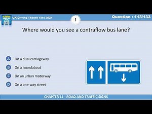 Where to Find Contraflow Bus Lanes and How to Use Them | UK Driving Theory Test