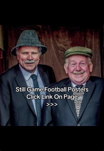 Still Game fans and football enthusiasts, these official football-themed posters are the perfect blend of classic comedy and team pride—now available at stillgame.bigcartel.com! Featuring the hilarious characters from Still Game like Jack, Victor, Isa, Winston, Boabby, and the full Craiglang crew reimagined in bold retro-style artwork alongside your favorite clubs’ colors, badges, and passion. The collection includes designs for Liverpool (You’ll Never Walk Alone meets Craiglang banter), Celtic