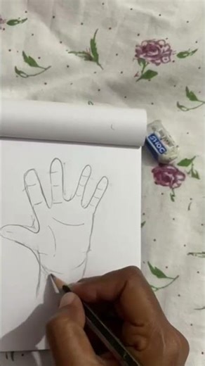 how to draw a realistic hand step by step