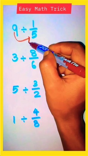 Dividing fraction 👍 #shorts #youtubeshorts #maths