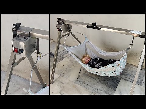 How To Make Automatic Cradle || Convert Manual Cradle In To Automatic Cradle